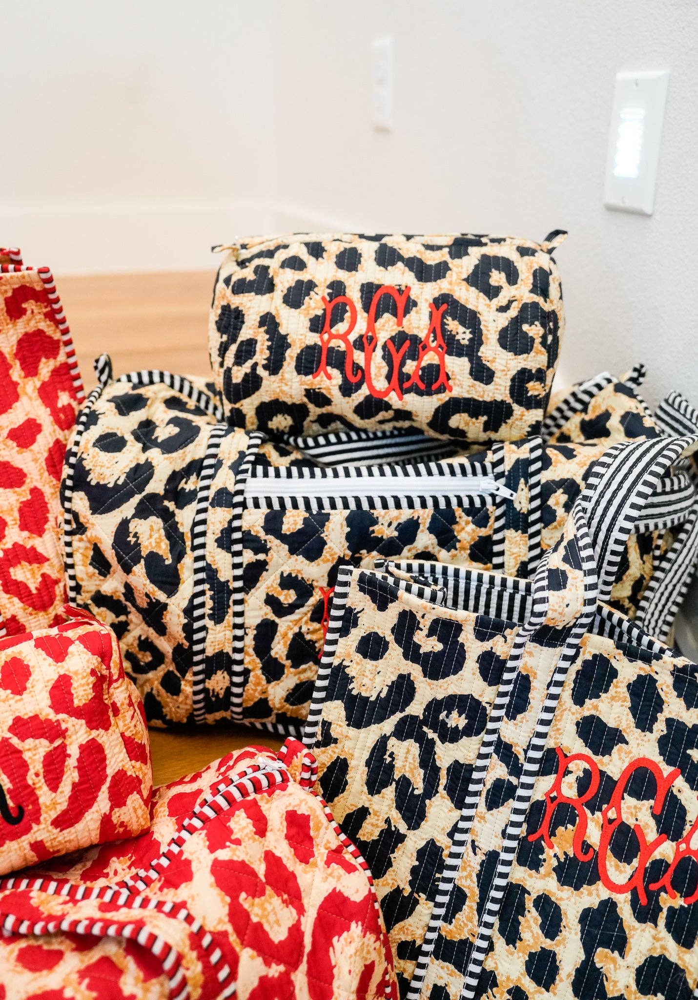 Quilted Block Print - Leopard Collection