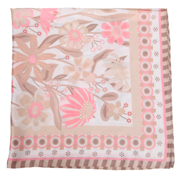S26075 100% Polyester Lightweight Square Scarf