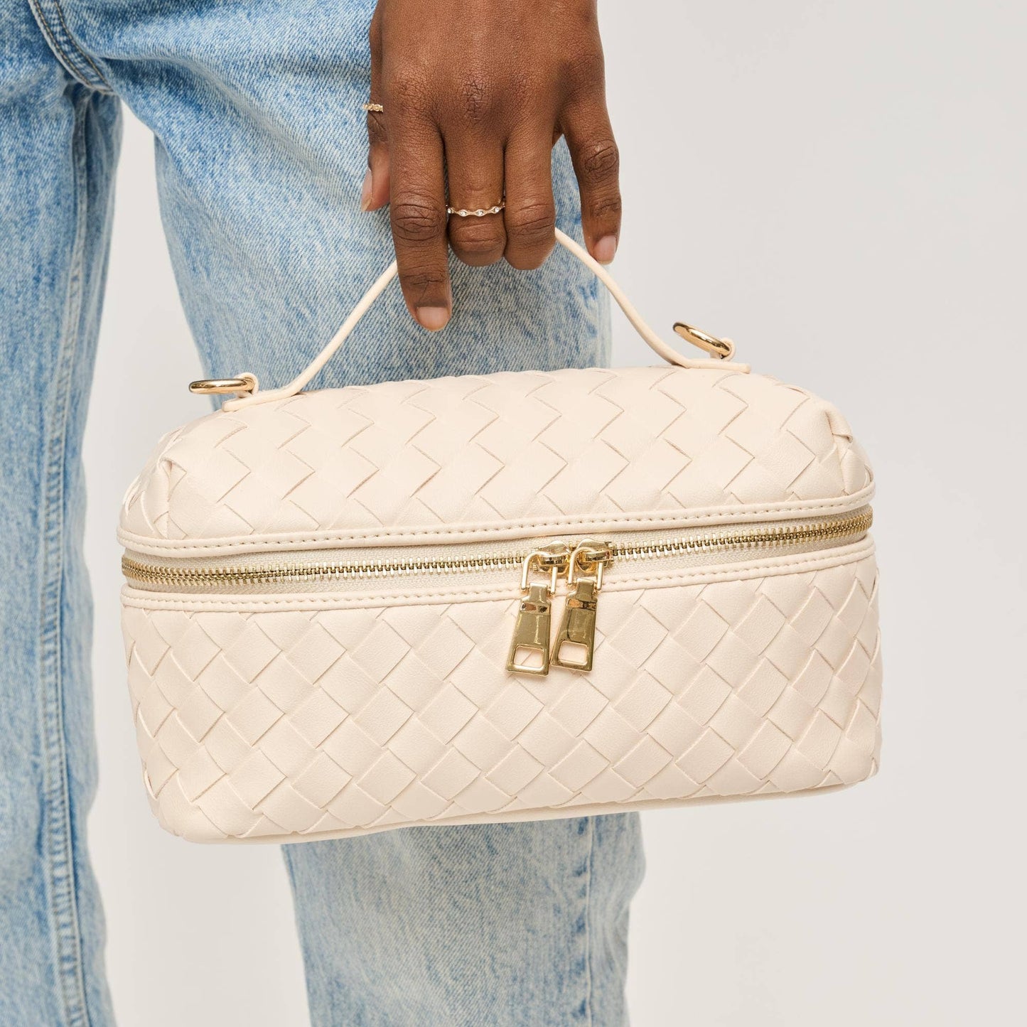 Richie Woven Top Handle Crossbody