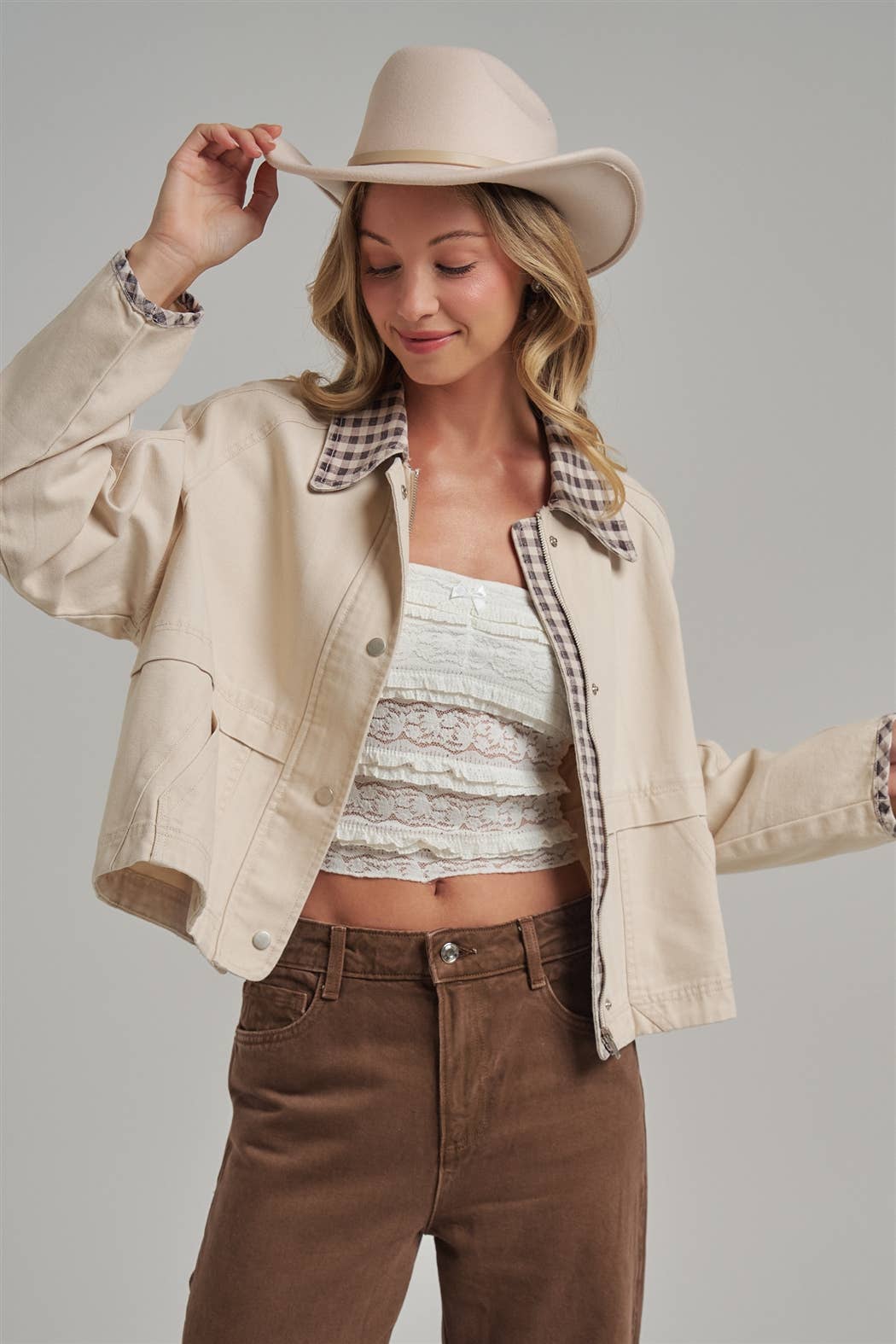 VINTAGE OXFORD CANVAS TWILL FALL JACKET_