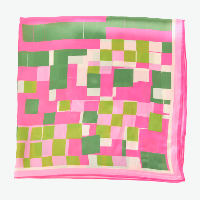 S26078 100% Polyester Lightweight Square Scarf