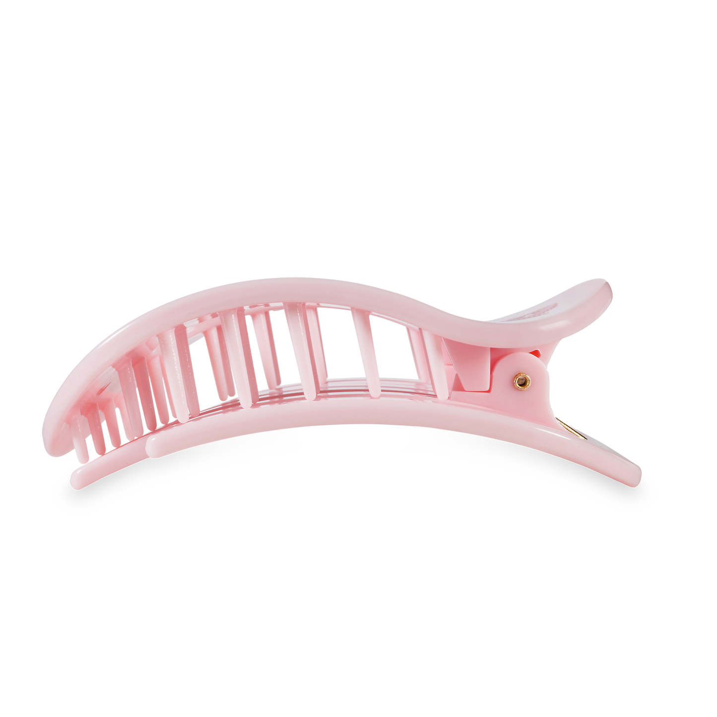 Flat Round Hair Clip | Large | Pink Ribbon Power