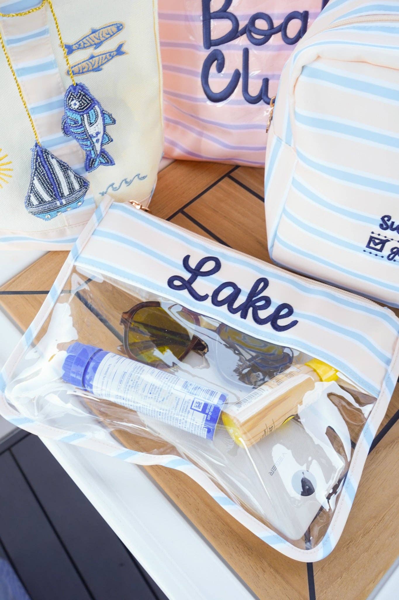 Lake - Butter & Blue Clear Pouch