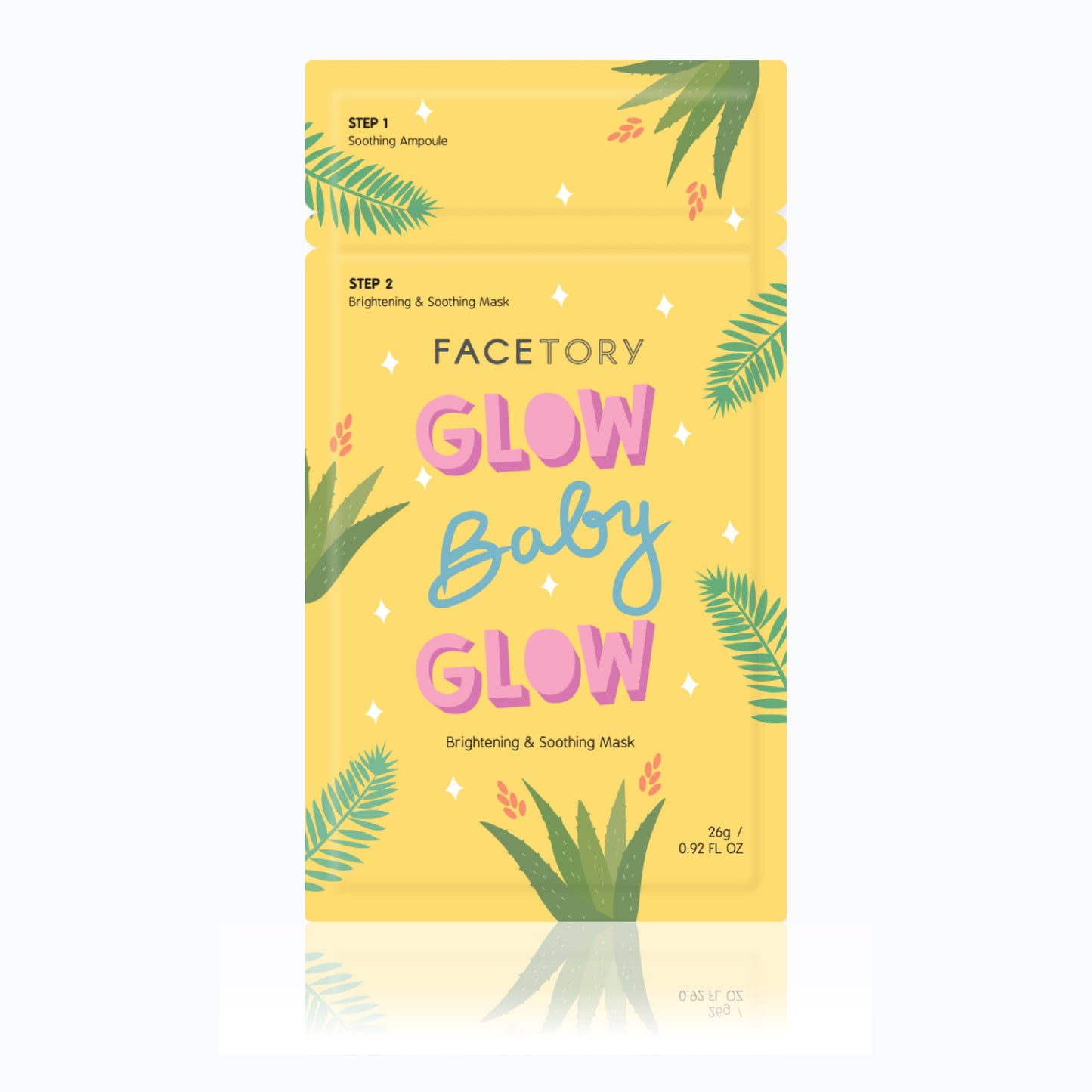 Face Mask - K-Beauty - 2-Step Brightening - Glow Baby Glow