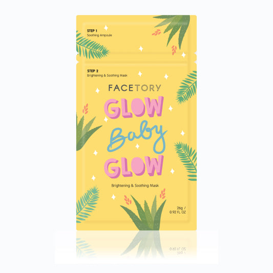 Face Mask - K-Beauty - 2-Step Brightening - Glow Baby Glow