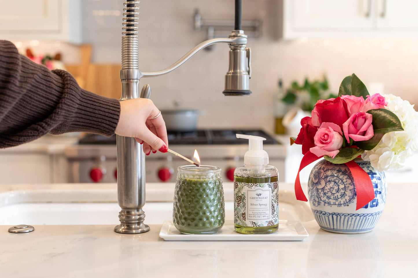 Silver Spruce Signature of Candle