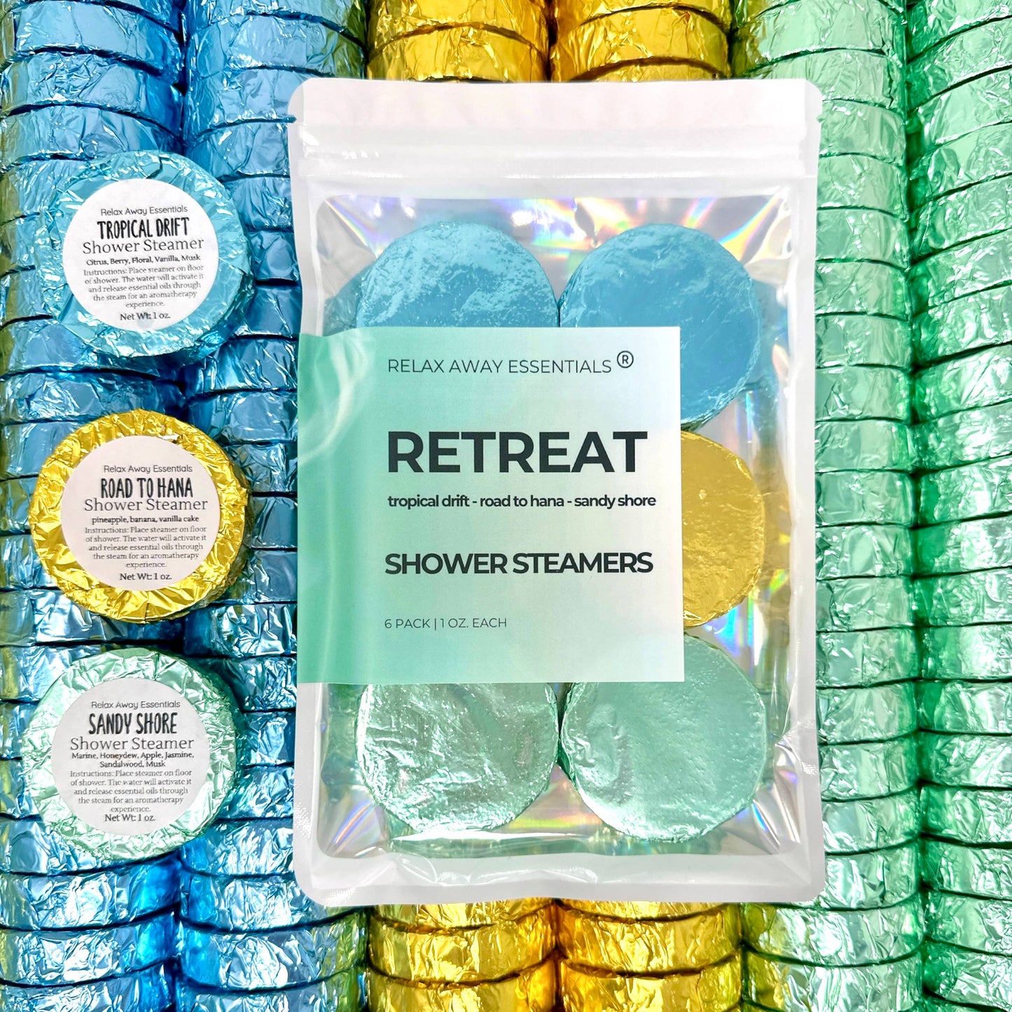 Retreat Shower Steamers 6 Pack - Made in USA