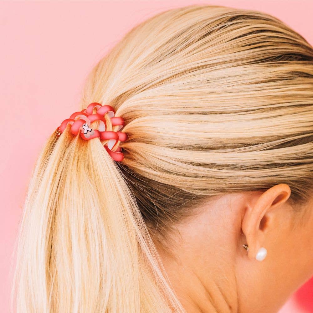 Spiral Hair Coils | Large | Pink Ribbon Power Hair Ties