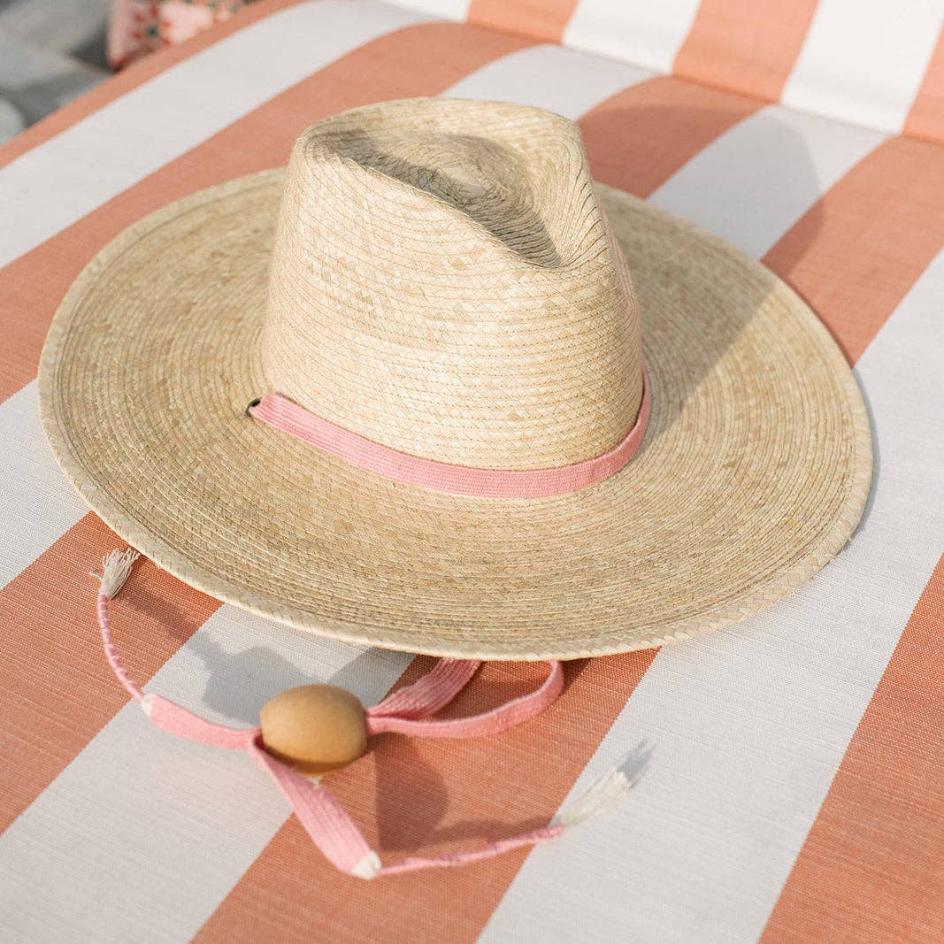Pink Hand-Woven Hat Band - BAND ONLY
