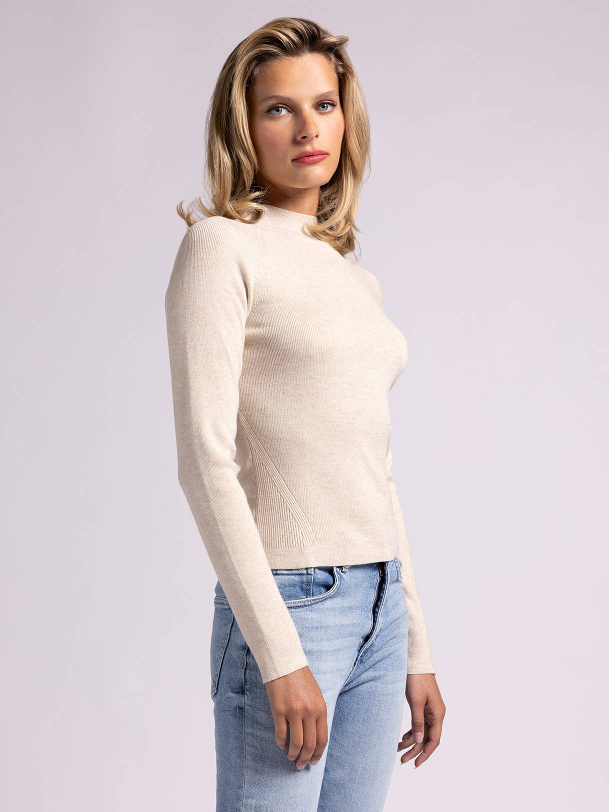 Mock Neck Long Sleeve - MALIN TOP