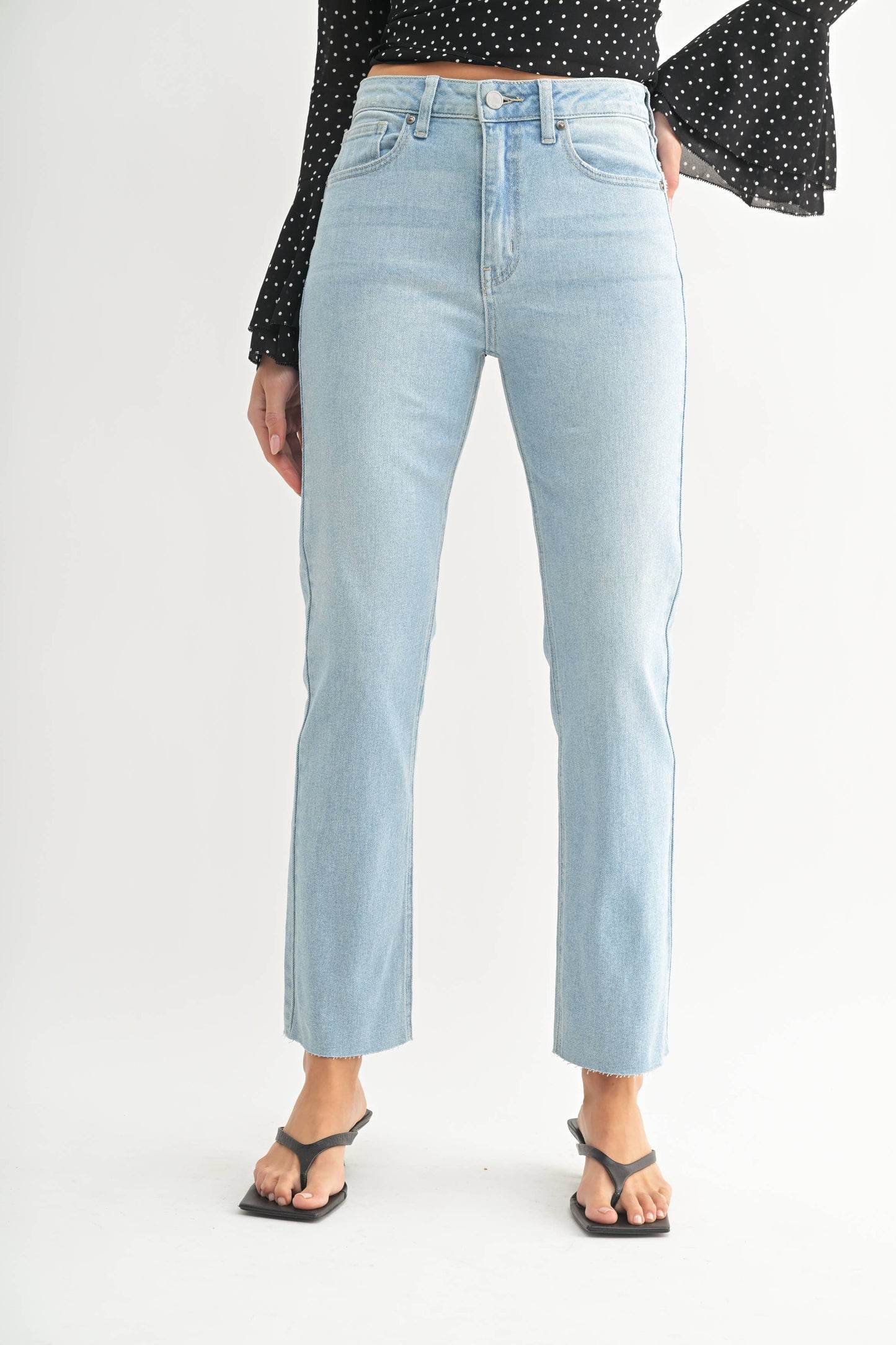 LT - Cut Off Cropped Straight Leg