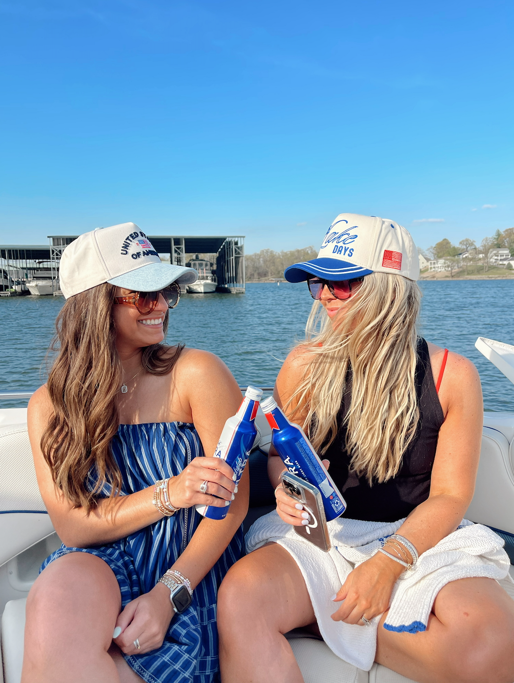 More Lake Days - Royal Blue Vintage Trucker Hat