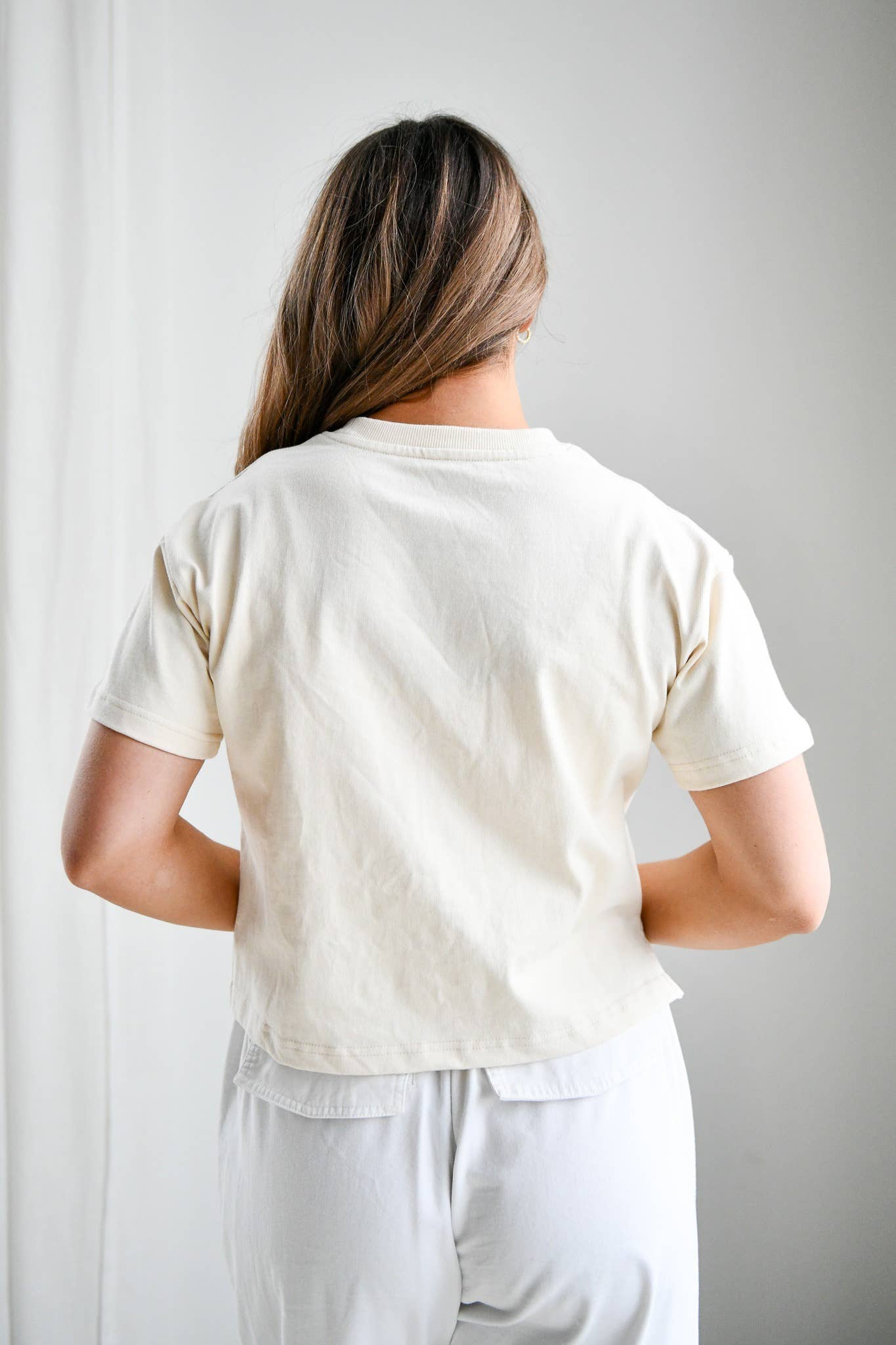 Arkansas Lasso Luxe Heavyweight Crop Tee