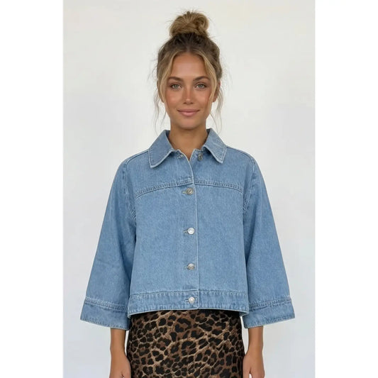 denim jacket top
