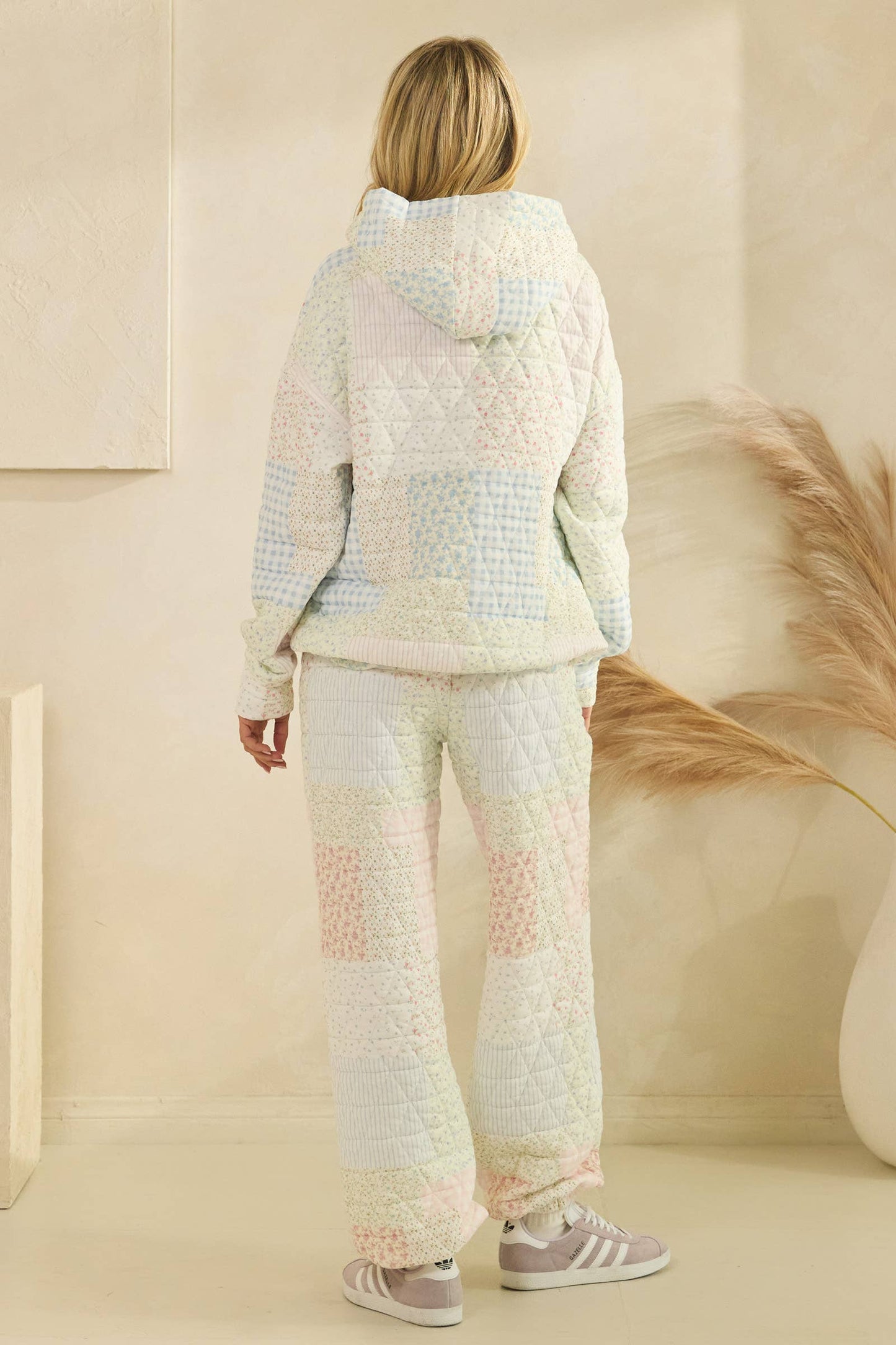 Floral textured oversized Hoodie