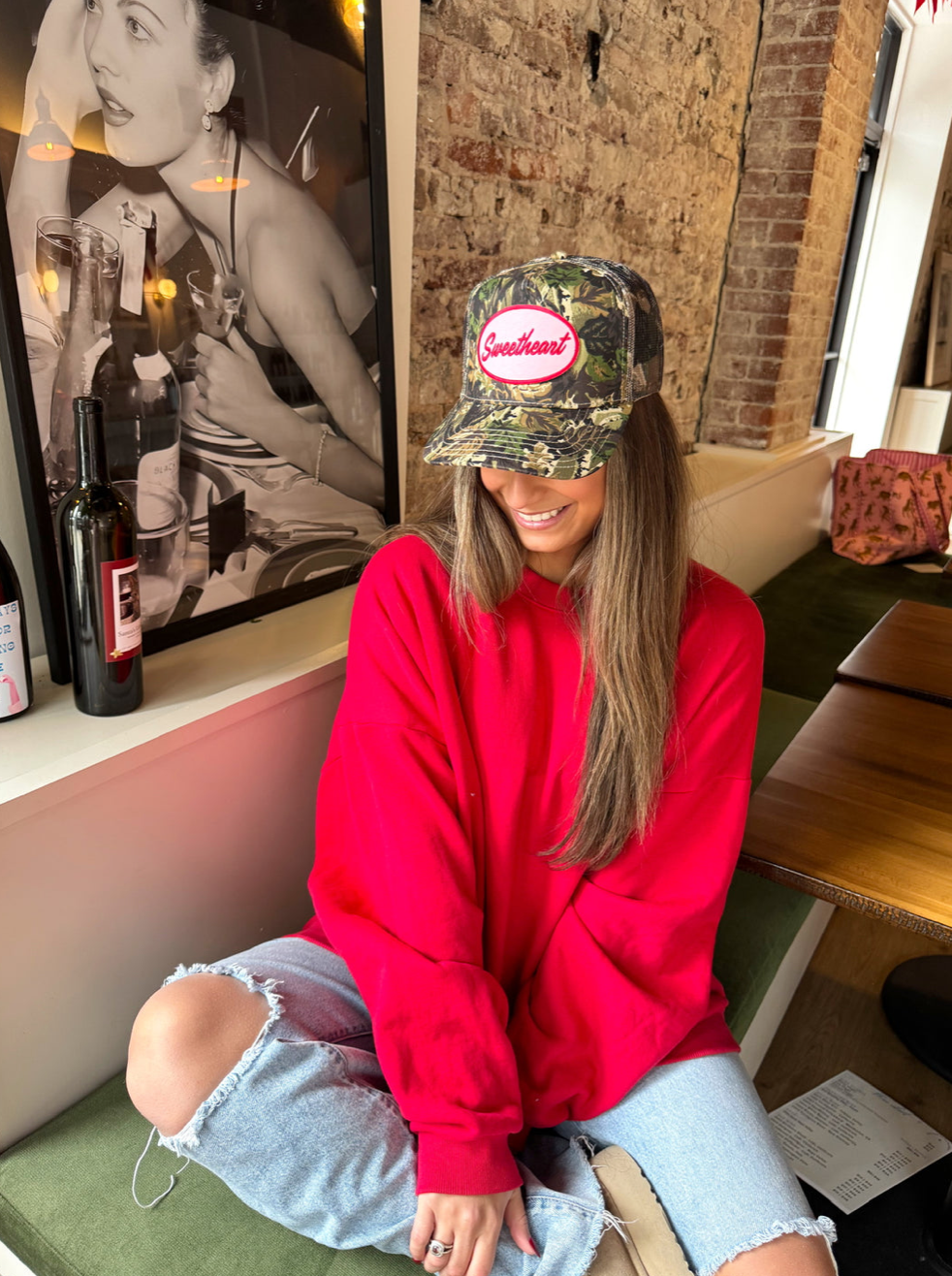 Sweetheart - Camo Vintage Hat