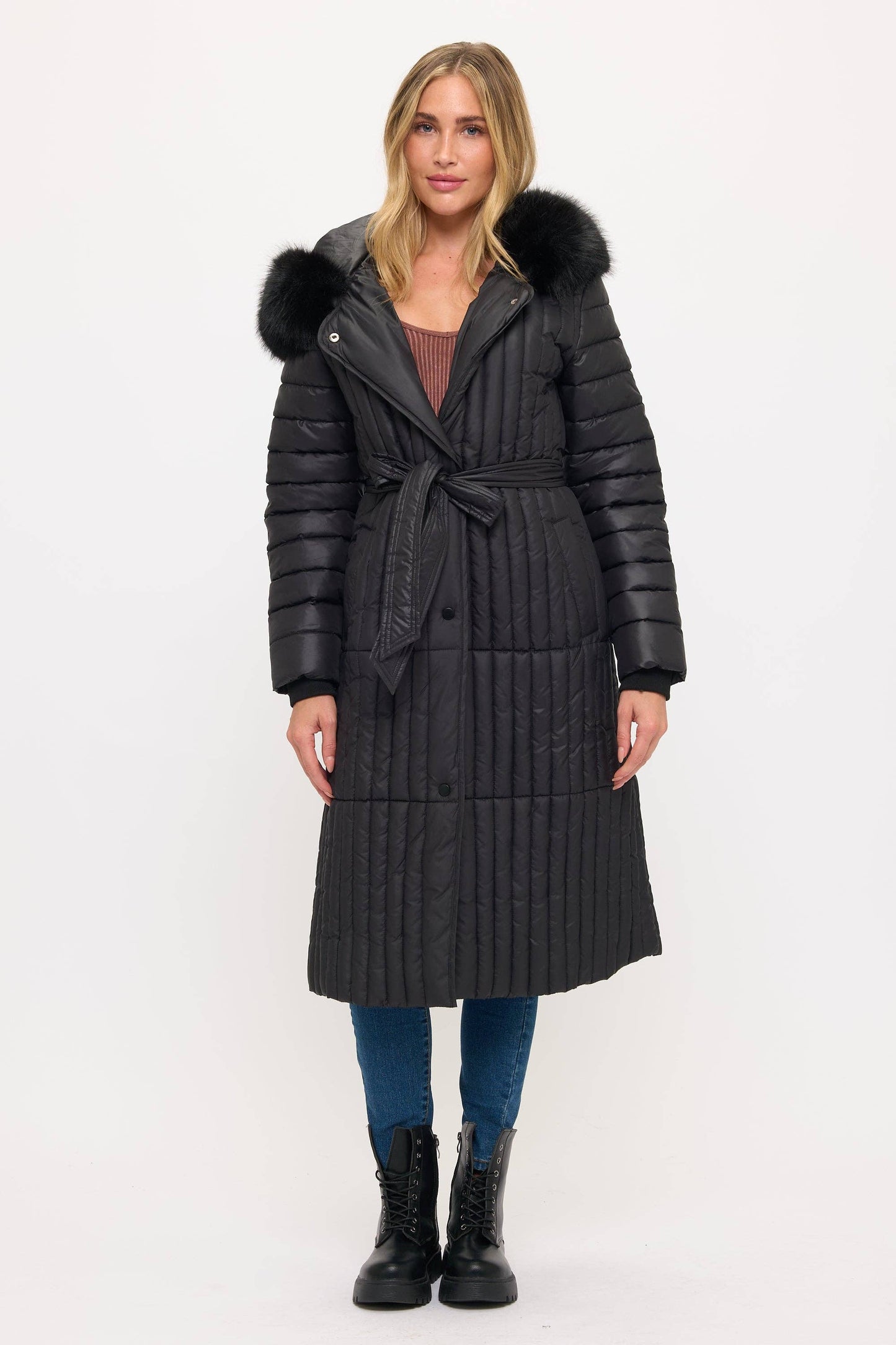 Royale Quilted Puffer Coat