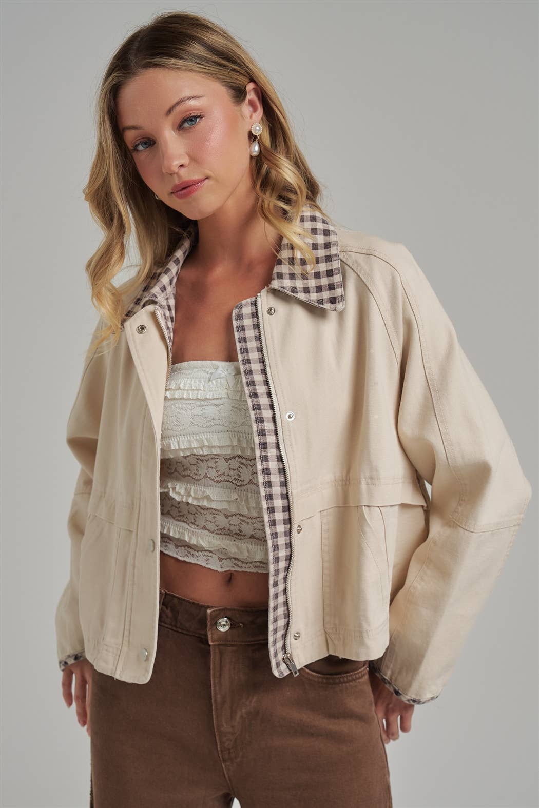 VINTAGE OXFORD CANVAS TWILL FALL JACKET_