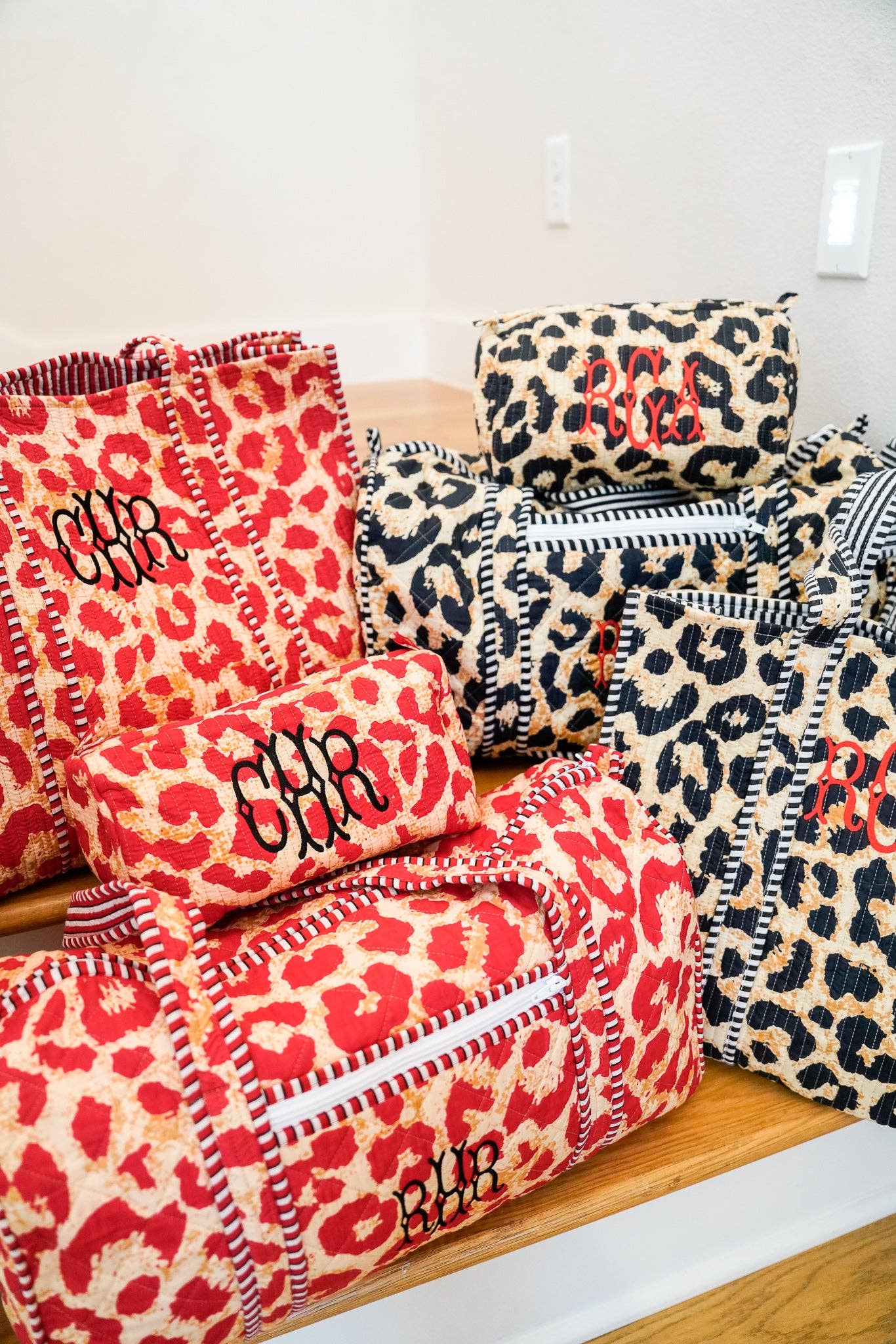 Quilted Block Print - Leopard Collection