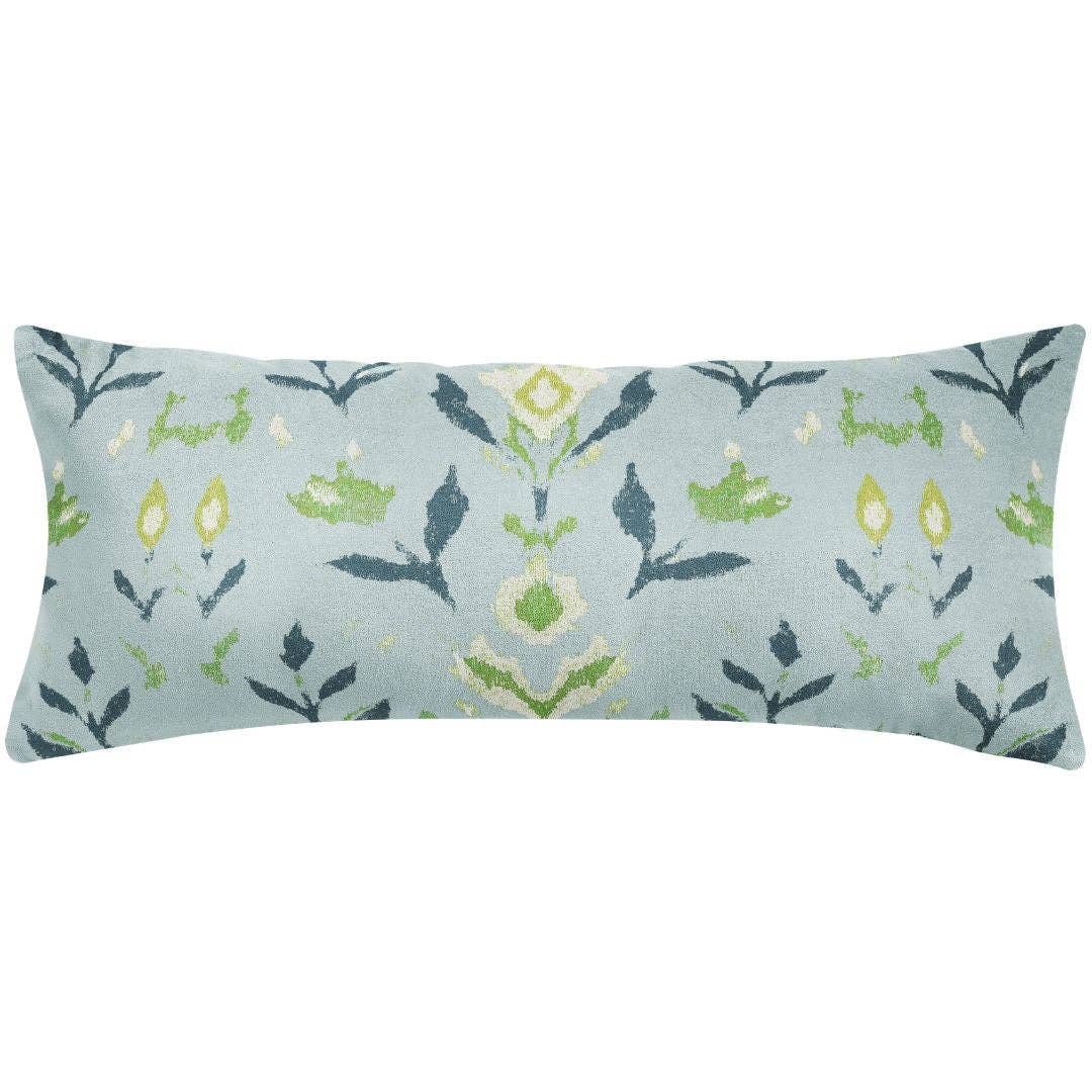 Petal Garden Navy Decorative Pillow
