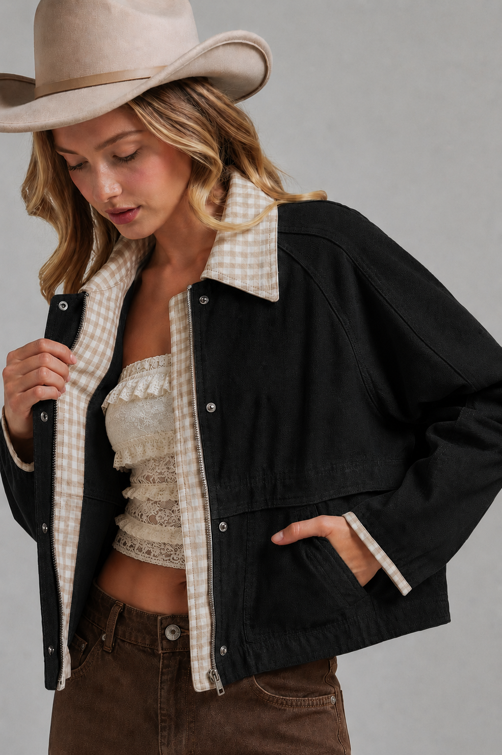 VINTAGE OXFORD CANVAS TWILL FALL JACKET_