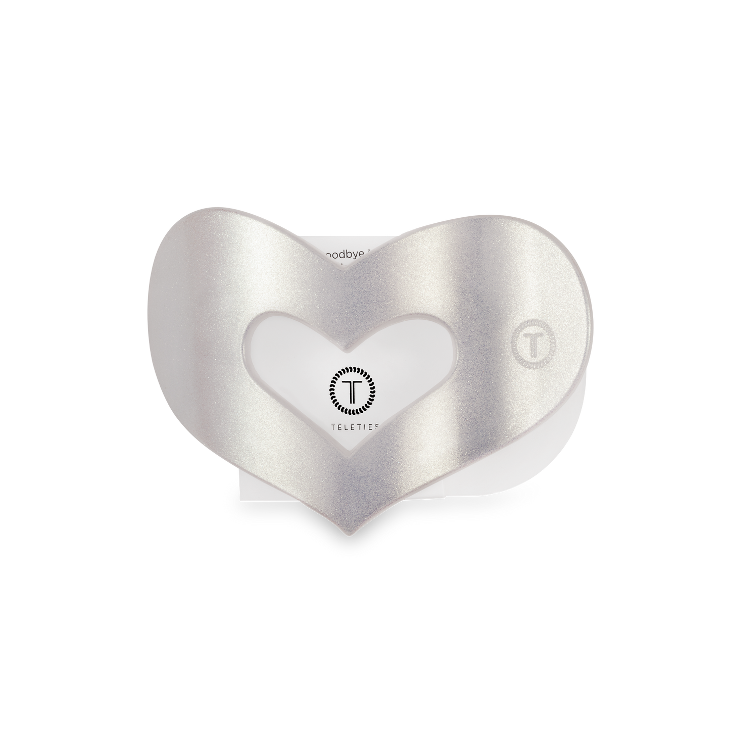 Mother of Pearl Heart Flat Clip