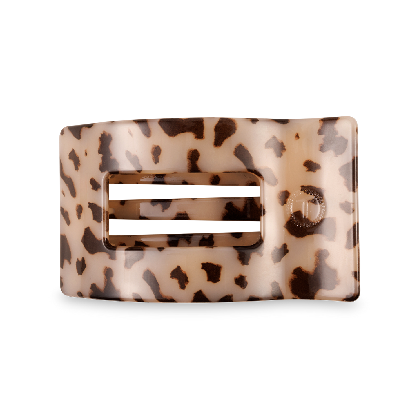 Flat Rectangle Hair Clip | Medium | Blonde Tortoise