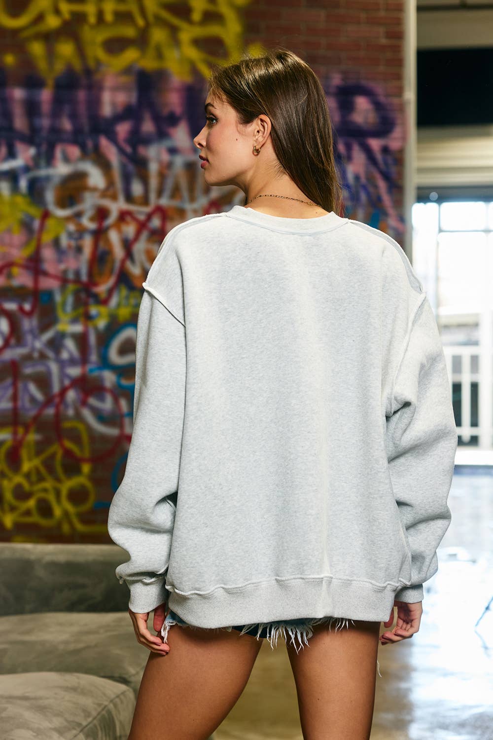 Arkansas Split-Neck Terry Sweatshirt