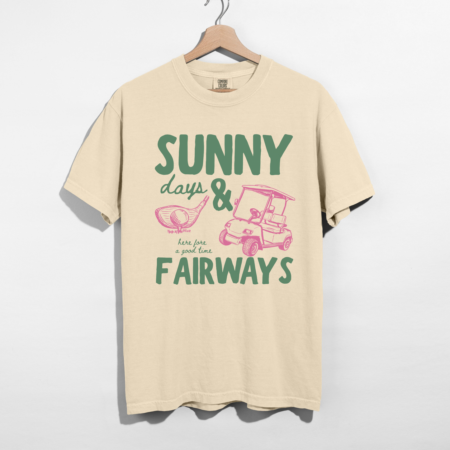 Sunny Fairways Golf Graphic Tee