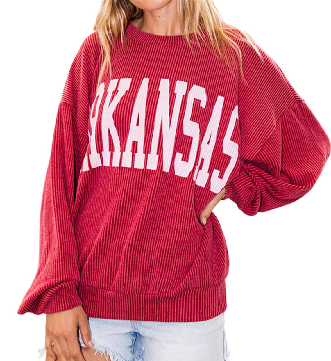 Arkansas Crewneck Sweatshirt. *restocking 9/20*