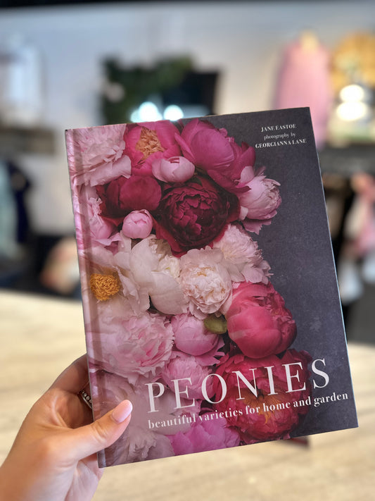 Peonies coffee table book