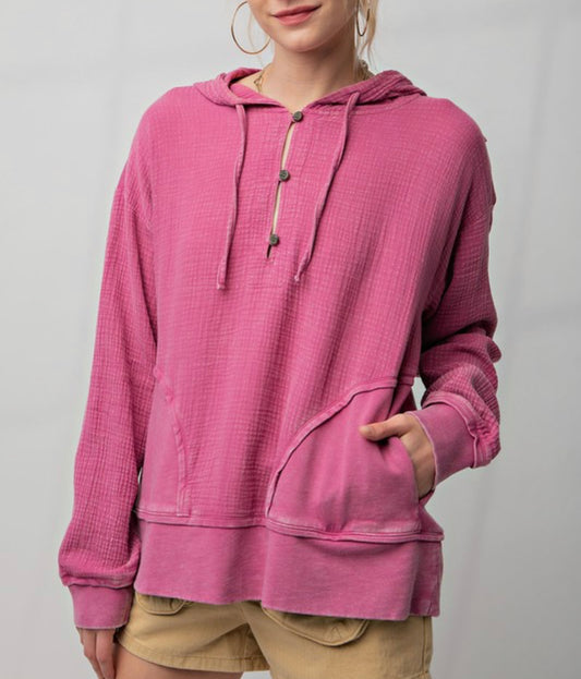 Magenta on my mind top