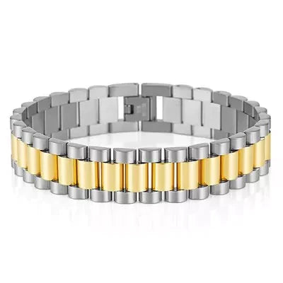 timeless stainless watch band- 15mm