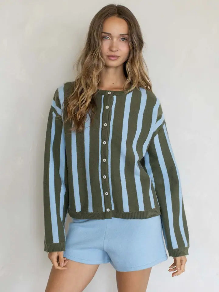 Nia Stripe Cardi