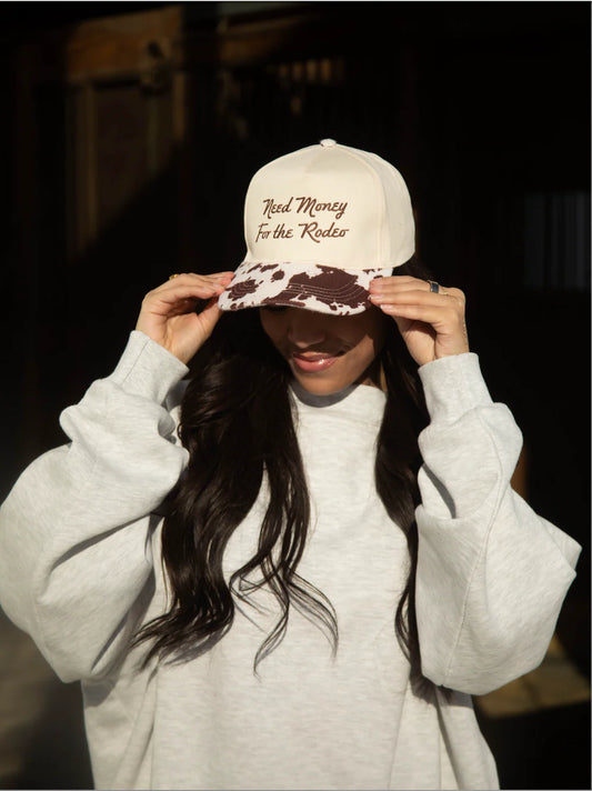 NEED MONEY FOR THE RODEO COWPRINT TRUCKER CHARLIESOUTHERN