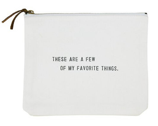 Canvas Pouch - Favorite Things