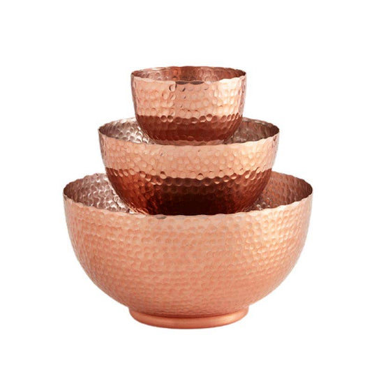 Copper Bowl Set of 3