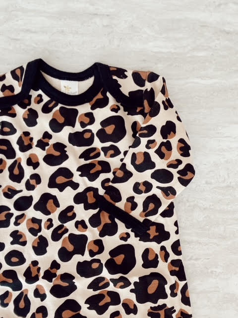 Animal Print Baby Gown