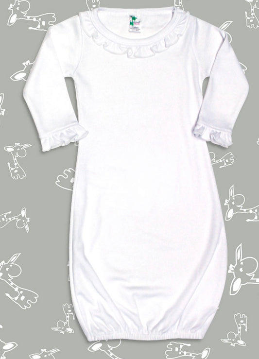Baby Sleep Gown w/ ruffle trim