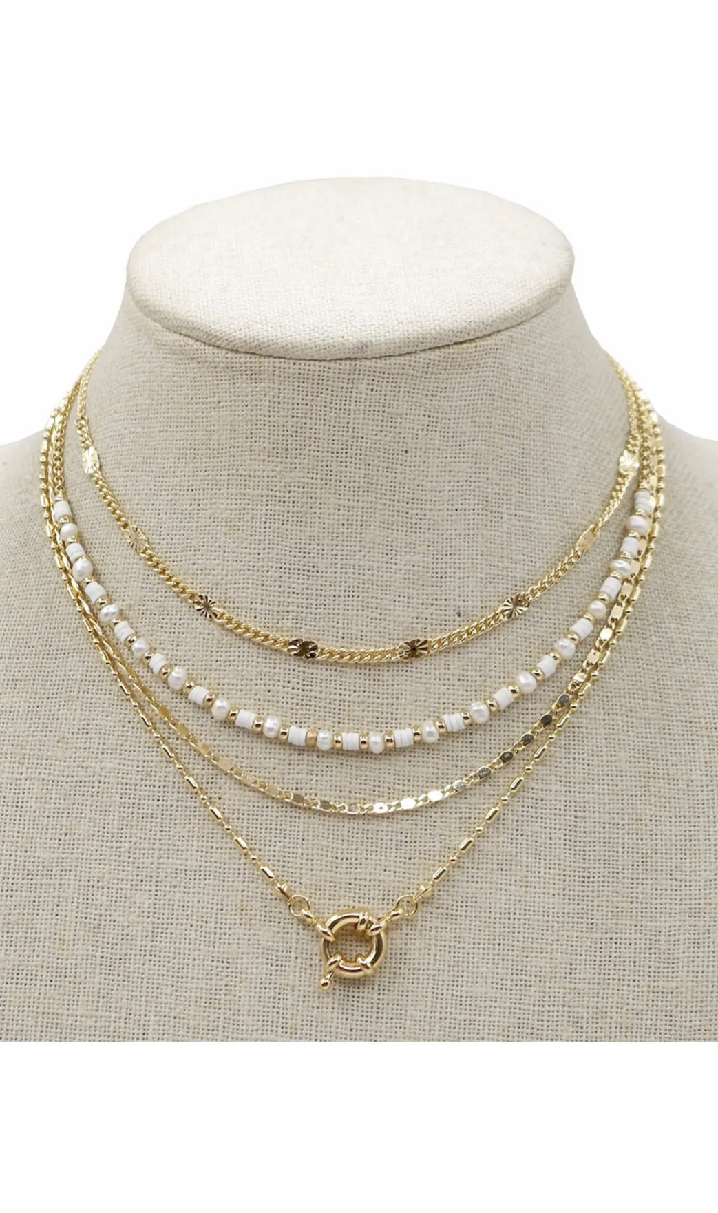 beck pearl necklace: Meghan Browne
