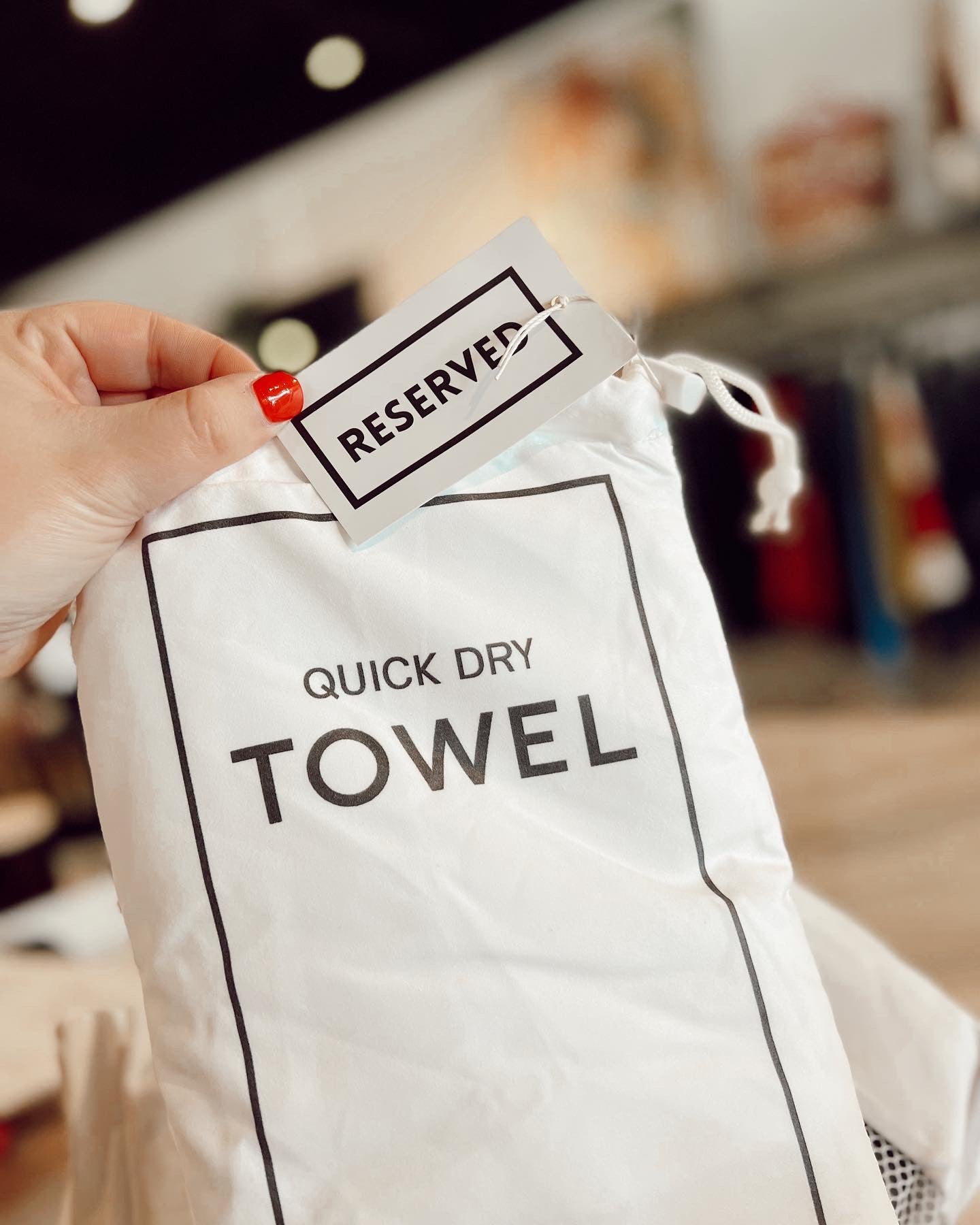 Reserved Quick Dry Towel