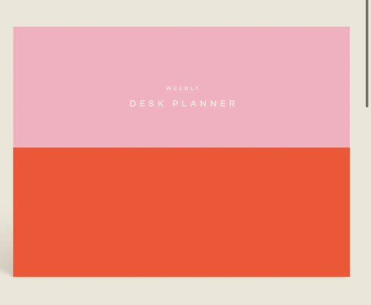 Color Block Weekly Planner