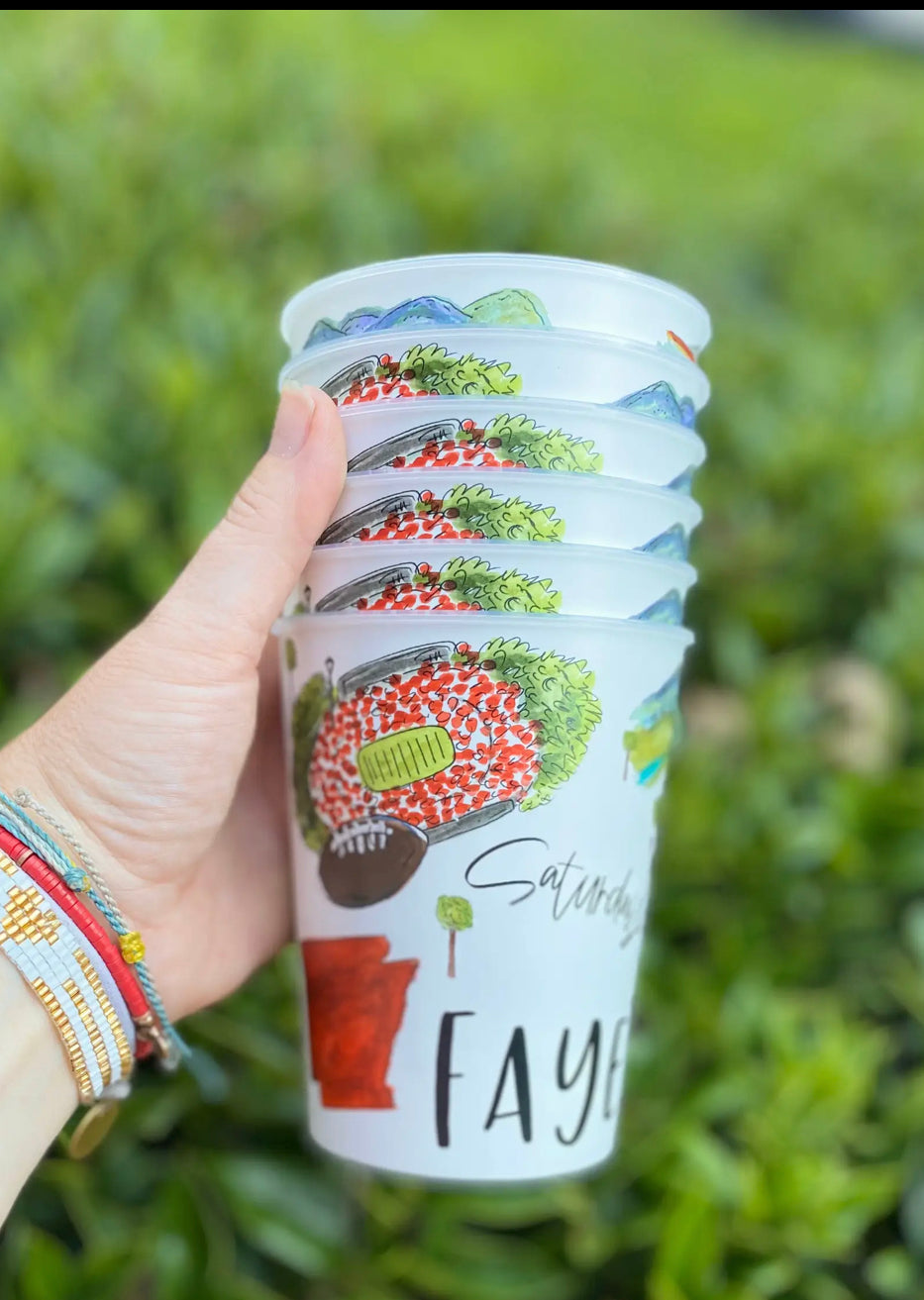 Fayetteville reusable cups